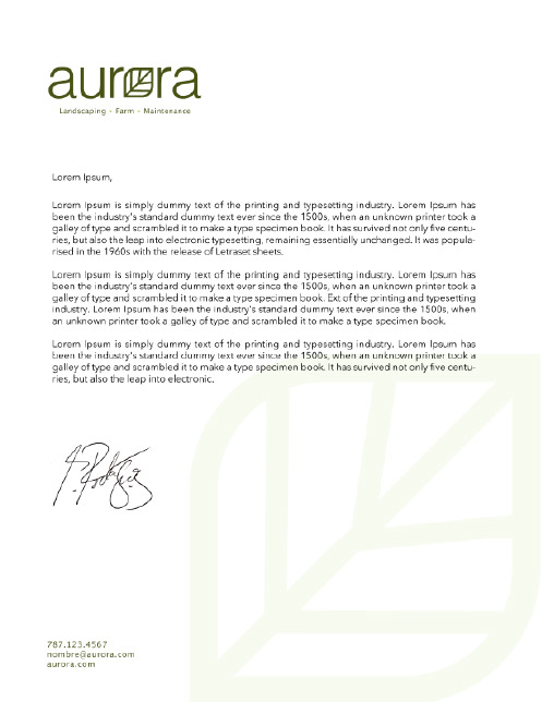 a photo of Aurora stationary