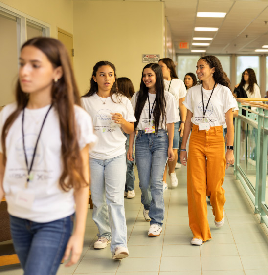 photo of Girls in Science attendees