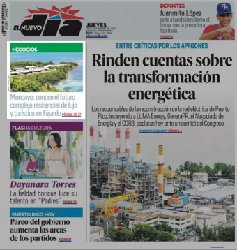 a photo of a news article
