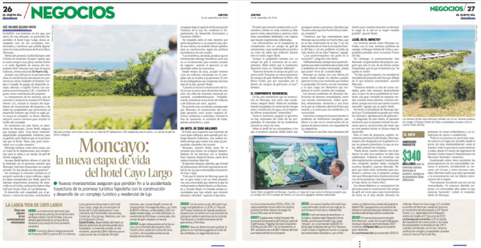 a photo of a news article 2 page spread