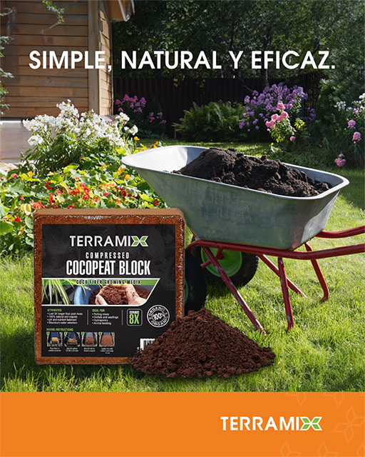 a social media post featuring Terramix products