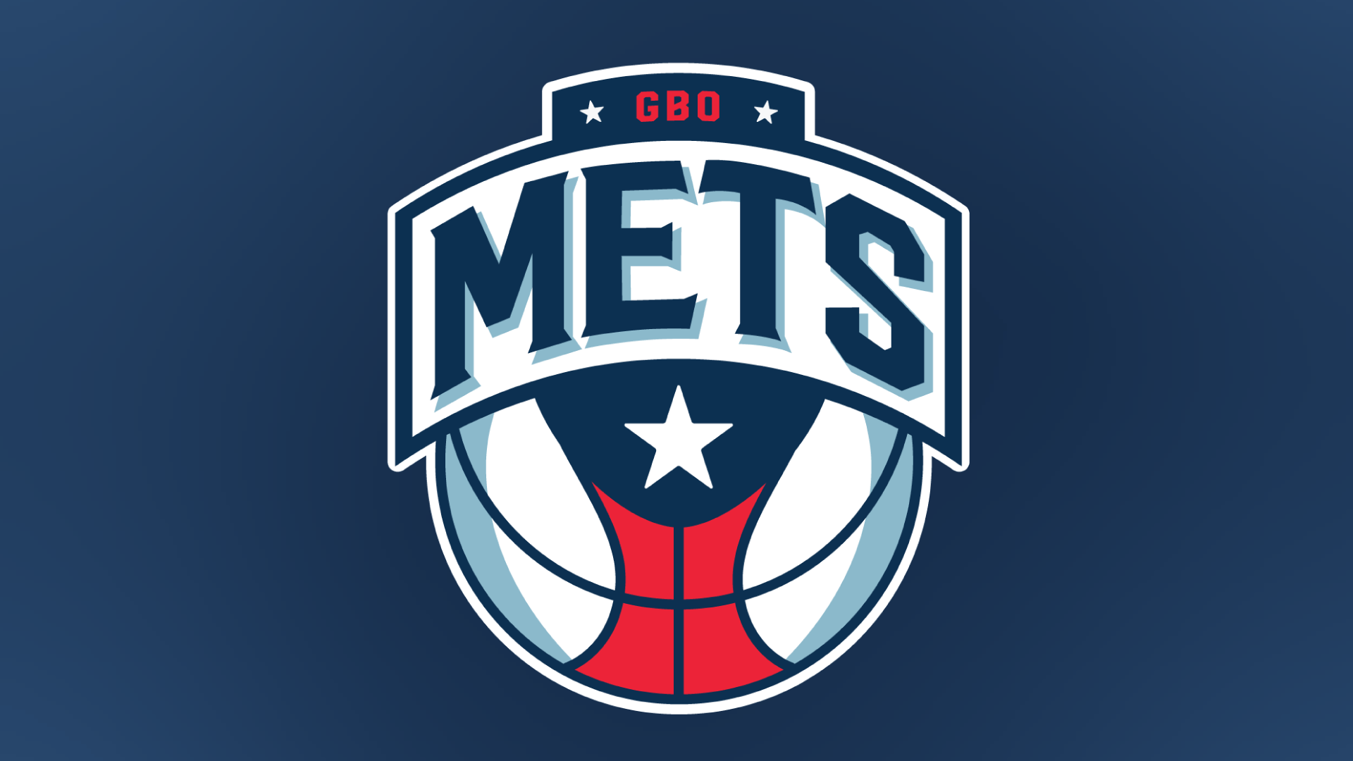 METS logo on a navy blue background